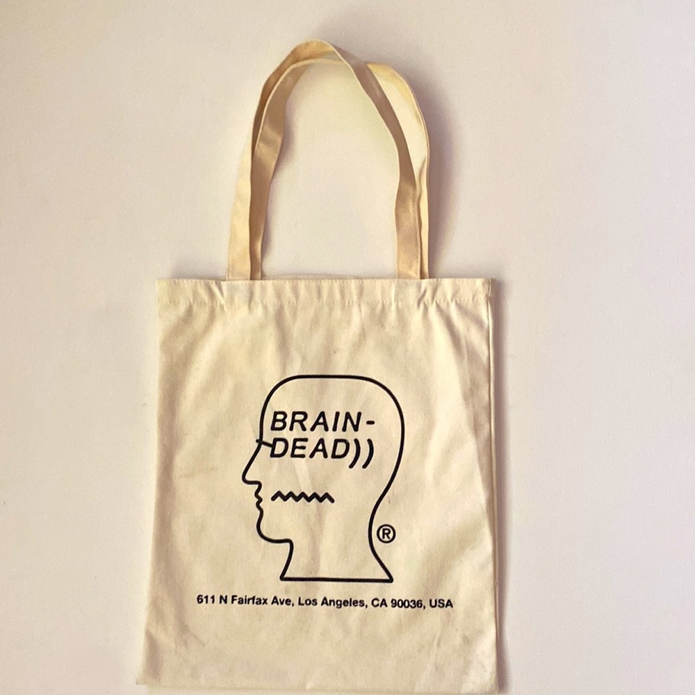 BRAIN DEAD STUDIOS FAIRFAX LIMITED EDITION CANVAS TOTE BAG